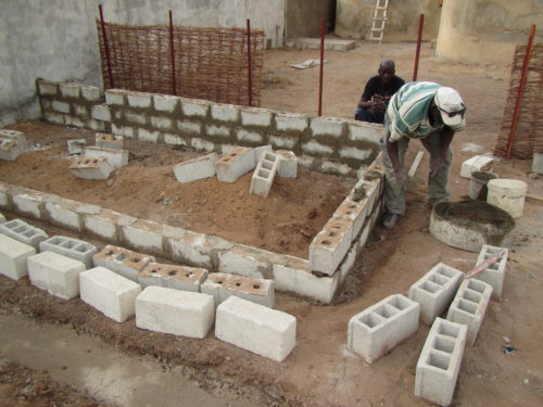 Habitats under construction at The Rhodin Center