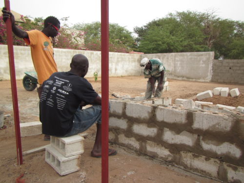 Habitats under construction at The Rhodin Center