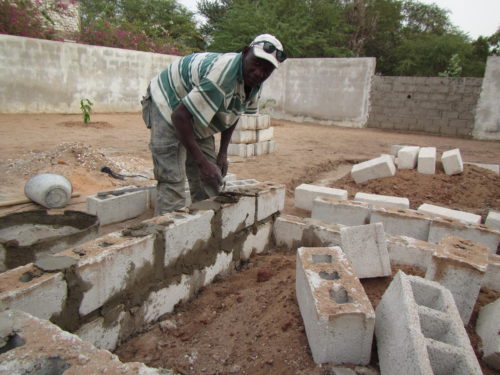 Habitats under construction at The Rhodin Center
