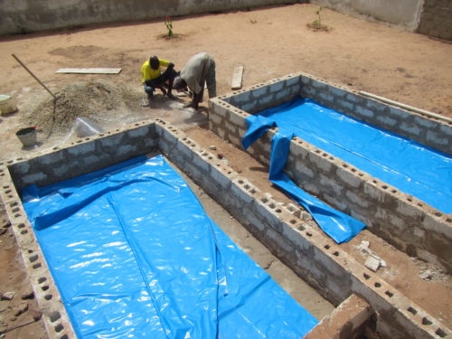 Habitats under construction at The Rhodin Center